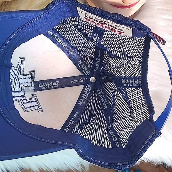 Y2K Twill Straw UK University of Kentucky Wildcats Mesh Trucker Snapback Hat - Picture 16 of 16